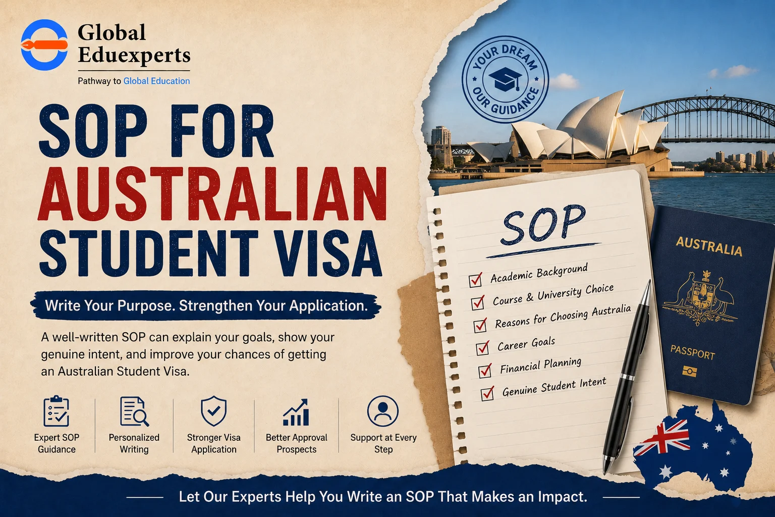 SOP for Australian Student Visa: Complete Guide, Format & Sample