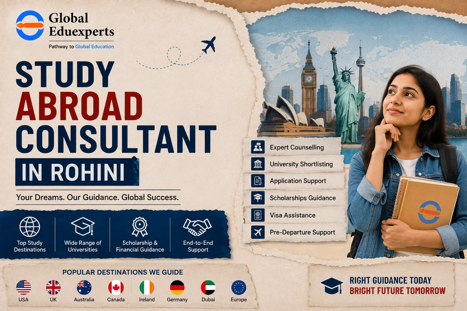 Best Study Abroad Consultant in Rohini for Overseas Education