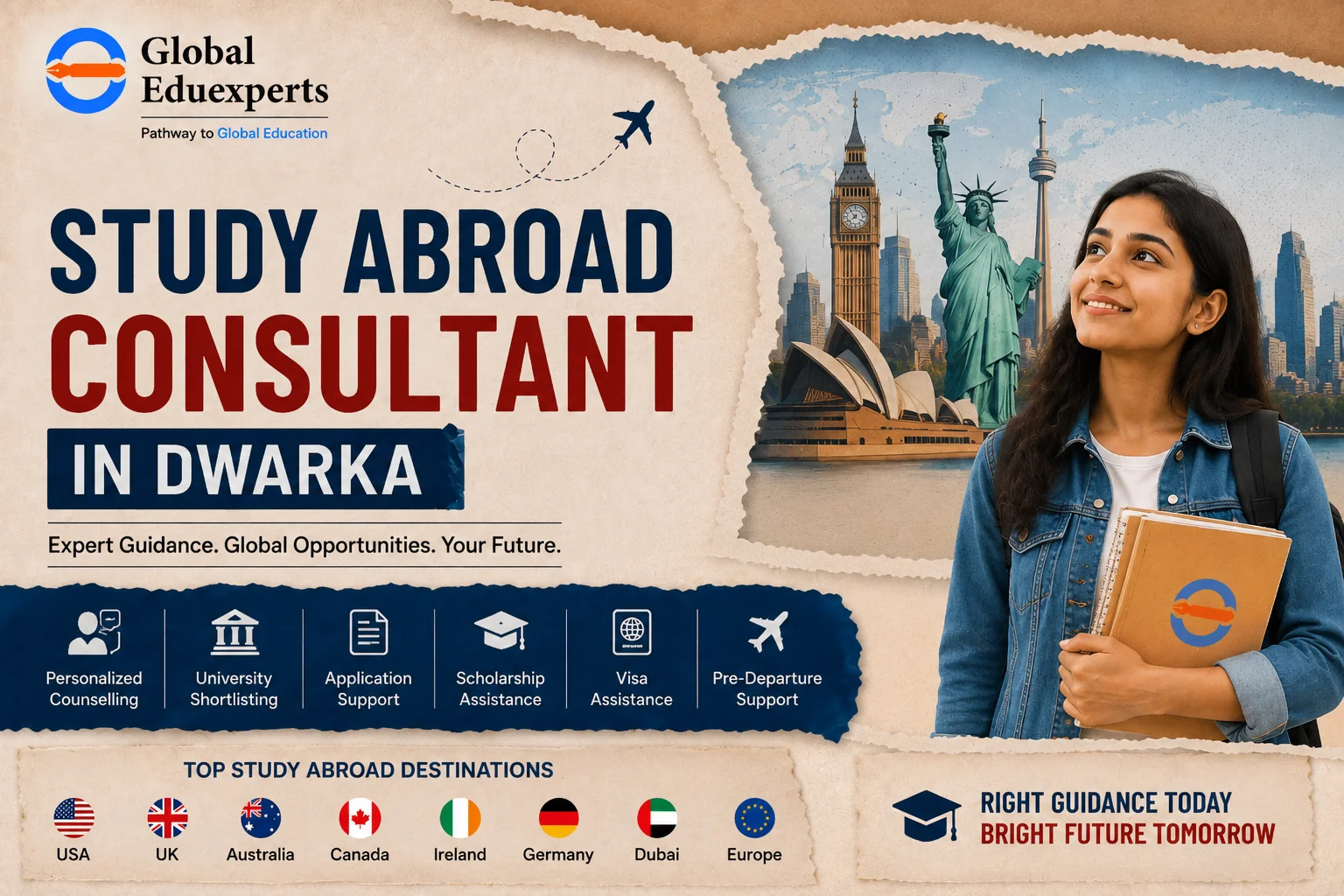 Study Abroad Consultants in Dwarka for Overseas Education